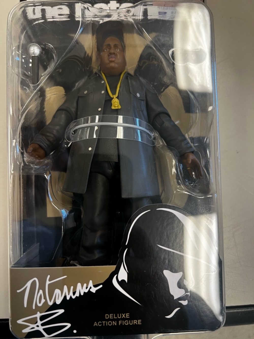 Deluxe Men’s Black Action Figure Jacket and Pants